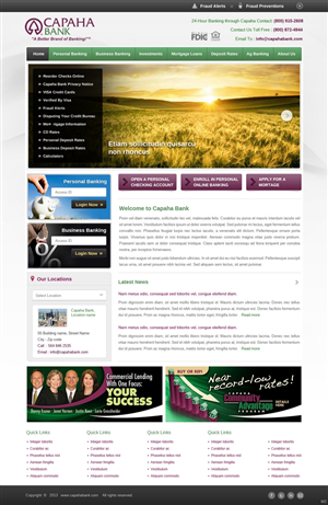 Web Design by pb for this project | Design: #2066718