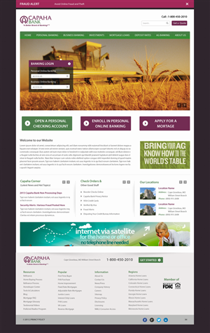 Web Design by pb for this project | Design: #2071689