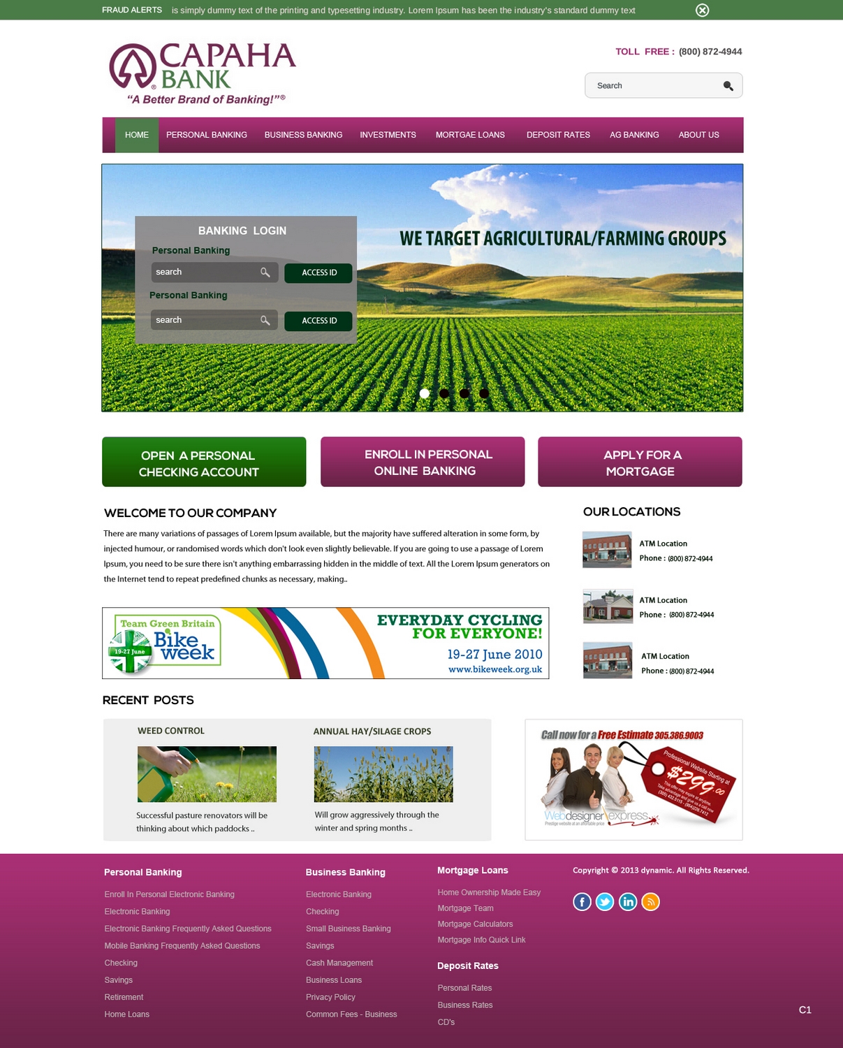 Web Design by pb for this project | Design #2080282