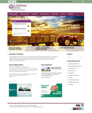 Web Design by pb for this project | Design: #2080284