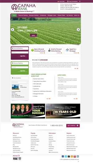 Web Design by pb for this project | Design: #2080289