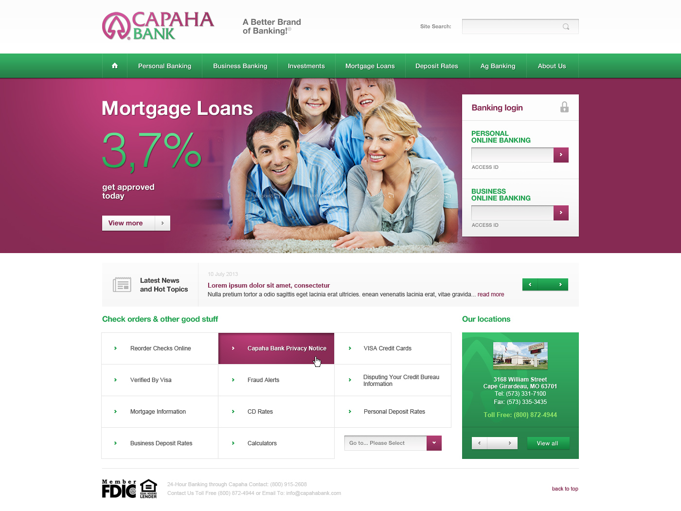 Web Design by Chris for this project | Design #2125146