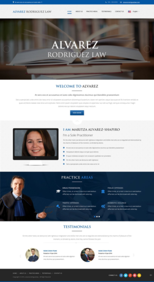 Web Design by pb for Maritza Alvarez-Shapiro, P.A. | Design: #9467069