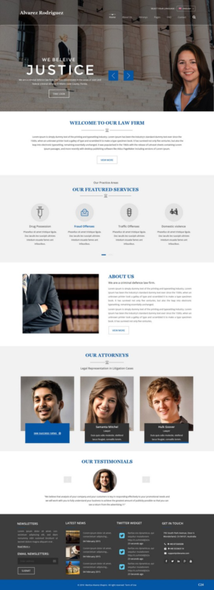 Web Design by pb for Maritza Alvarez-Shapiro, P.A. | Design: #9467070