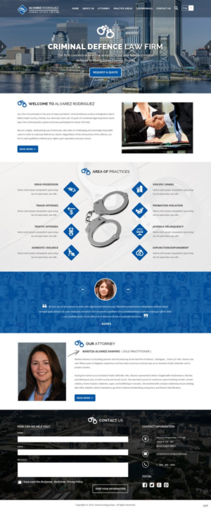 Web Design by pb for Maritza Alvarez-Shapiro, P.A. | Design: #9467080