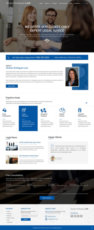Web Design by pb for Maritza Alvarez-Shapiro, P.A. | Design: #9480712