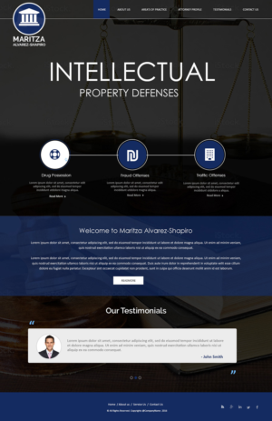 Diseño Web por Creations Box 2015 para Maritza Alvarez-Shapiro, P.A. | Diseño: #9502916