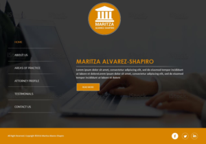 Diseño Web por Creations Box 2015 para Maritza Alvarez-Shapiro, P.A. | Diseño: #9502919