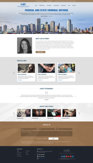 Web Design by creative.bugs for Maritza Alvarez-Shapiro, P.A. | Design: #9501117
