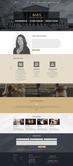Web Design by creative.bugs for Maritza Alvarez-Shapiro, P.A. | Design: #9768026