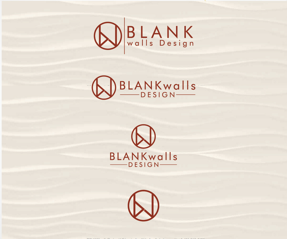 Logo Design by creativemood438 for BLANKwalls Design | Design #9478735