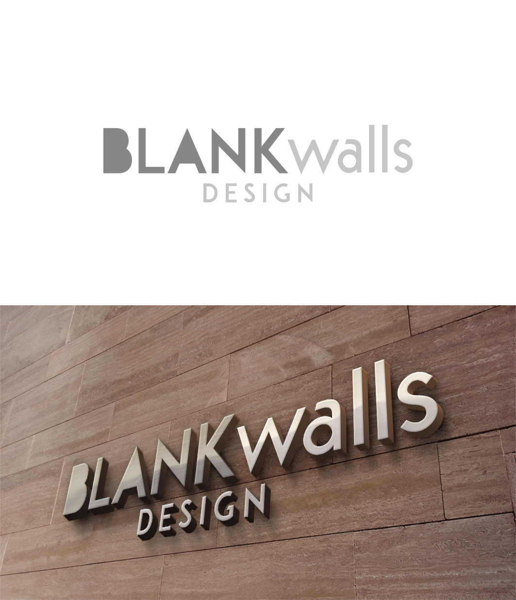 Logo Design by trufya for BLANKwalls Design | Design #9474058