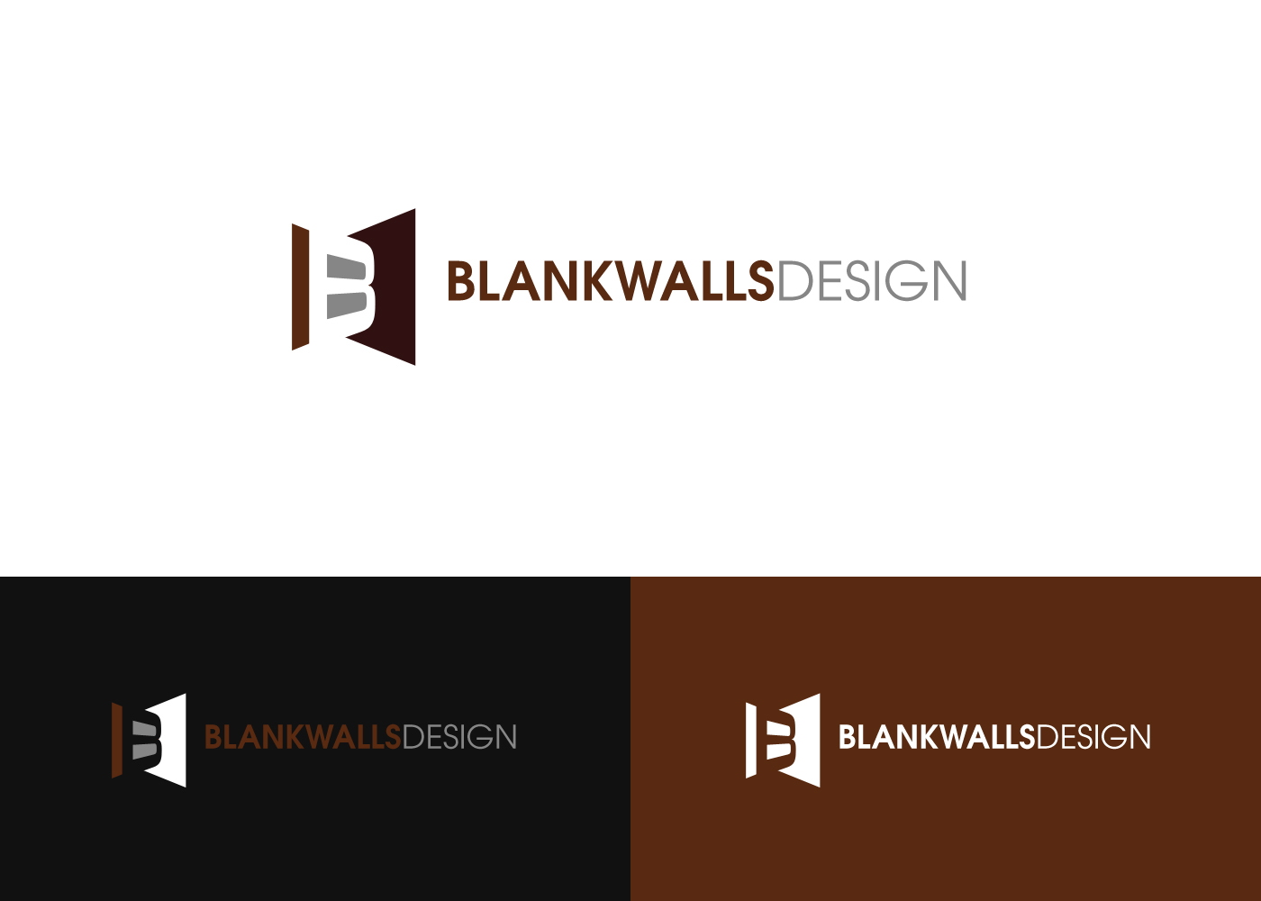 Logo Design by BehindSymbols for BLANKwalls Design | Design #9460337