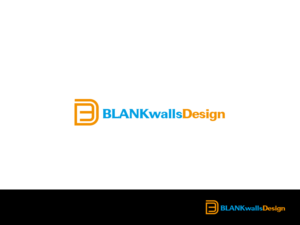 Logo Design by snowymasterdesigns for BLANKwalls Design | Design #9479158