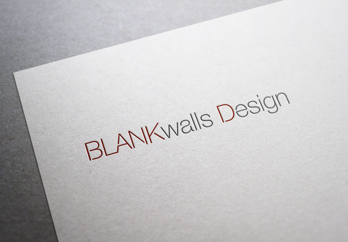 Logo Design by wearecreative4you for BLANKwalls Design | Design: #9439527