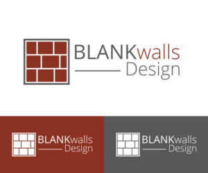 Logo Design by Creative5 for BLANKwalls Design | Design #9452964