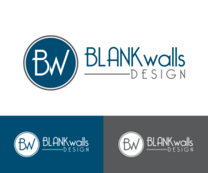 Logo Design by Creative5 for BLANKwalls Design | Design: #9453678