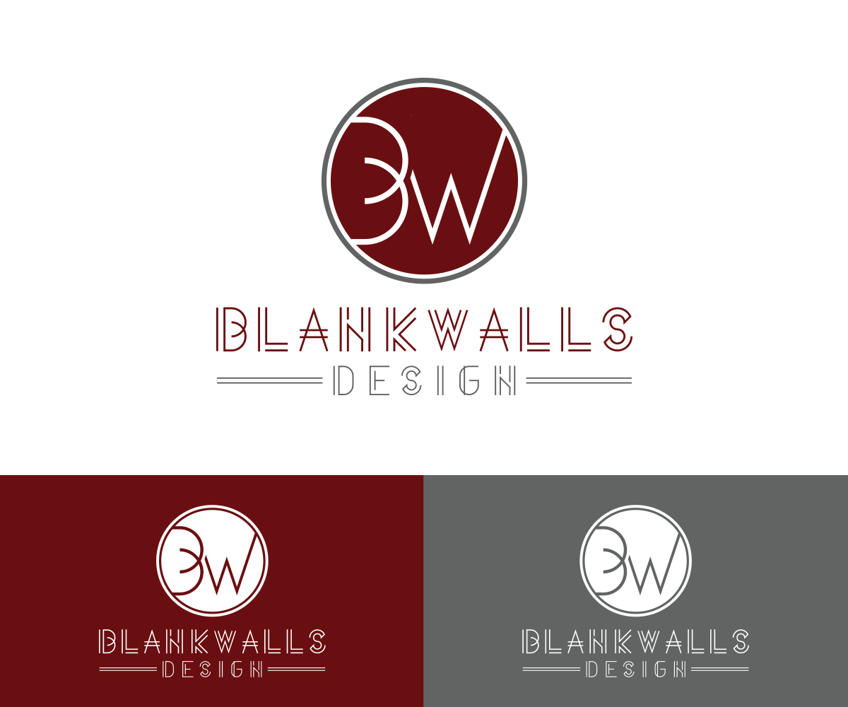 Logo Design by Creative5 for BLANKwalls Design | Design #9453679