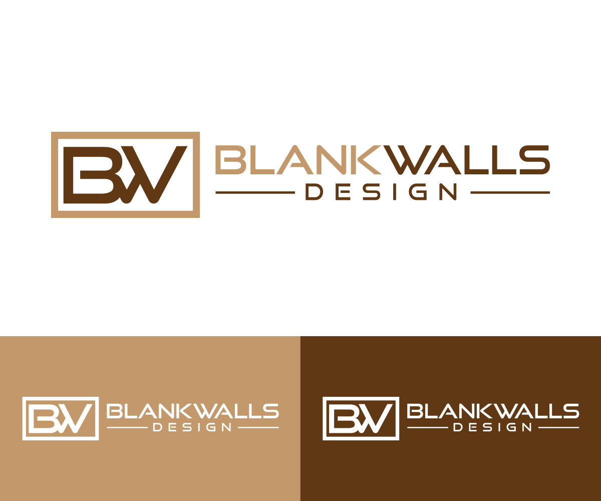 Logo Design by Creative5 for BLANKwalls Design | Design #9453680