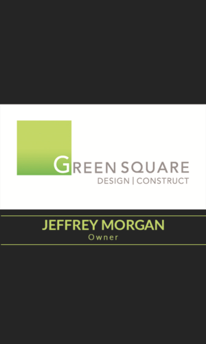 Business Card Design by stwebre1a for Green Square Design Construct Inc. | Design: #9433668