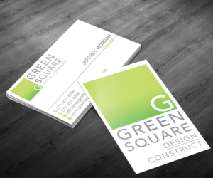 Visitenkarten-Design von Ethien für Green Square Design Construct Inc. | Design: #9459166