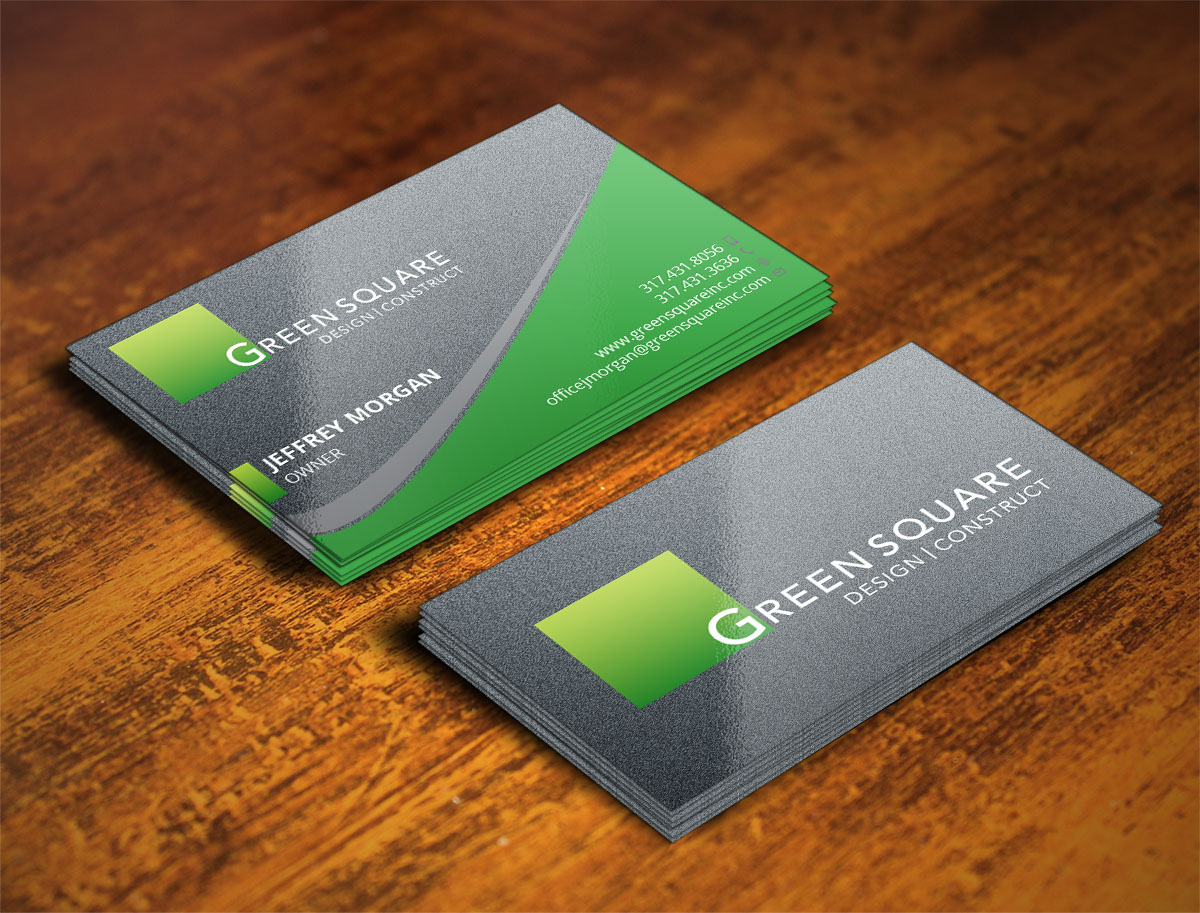Business Card Design by Verified artistry (Design garden) for Green Square Design Construct Inc. | Design #9476336