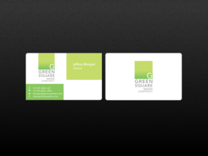 Visitenkarten-Design von Creations Box 2015 für Green Square Design Construct Inc. | Design: #9456216
