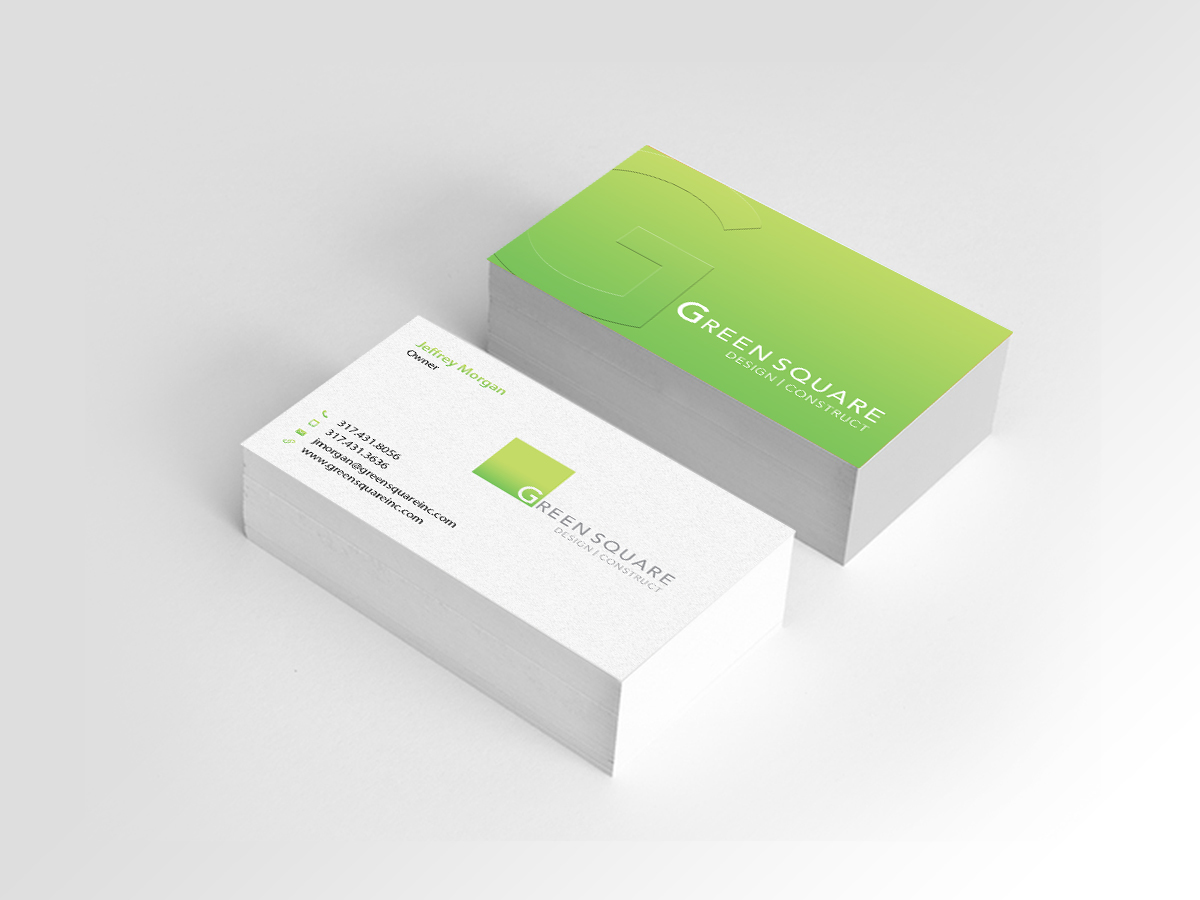 Visitenkarten-Design von Creations Box 2015 für Green Square Design Construct Inc. | Design #9456223