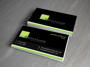 Visitenkarten-Design von Creations Box 2015 für Green Square Design Construct Inc. | Design: #9456230