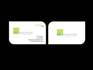 Visitenkarten-Design von Creations Box 2015 für Green Square Design Construct Inc. | Design: #9456238