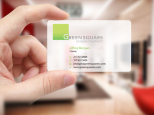 Business Card Design by Creations Box 2015 for Green Square Design Construct Inc. | Design: #9456245