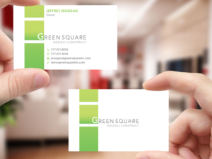 Business Card Design by Creations Box 2015 for Green Square Design Construct Inc. | Design: #9468467