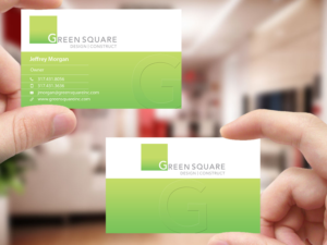 Visitenkarten-Design von Creations Box 2015 für Green Square Design Construct Inc. | Design: #9469986