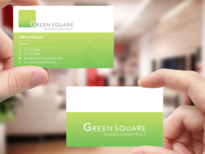 Visitenkarten-Design von Creations Box 2015 für Green Square Design Construct Inc. | Design: #9469987