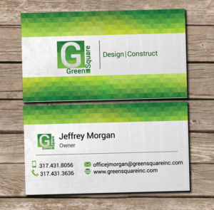Business Card Design by Olia Kashyna for Green Square Design Construct Inc. | Design #9454085