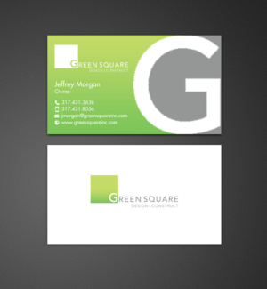 Visitenkarten-Design von chandrayaan.creative für Green Square Design Construct Inc. | Design: #9456104