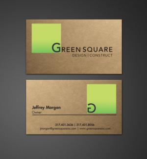 Visitenkarten-Design von chandrayaan.creative für Green Square Design Construct Inc. | Design: #9456110