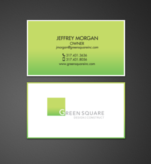 Visitenkarten-Design von chandrayaan.creative für Green Square Design Construct Inc. | Design: #9456118