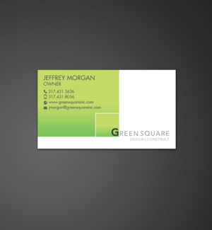 Visitenkarten-Design von chandrayaan.creative für Green Square Design Construct Inc. | Design: #9467097