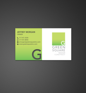 Visitenkarten-Design von chandrayaan.creative für Green Square Design Construct Inc. | Design: #9467101