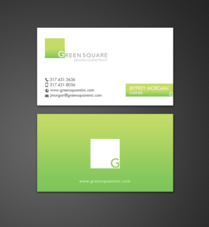 Visitenkarten-Design von chandrayaan.creative für Green Square Design Construct Inc. | Design: #9467105