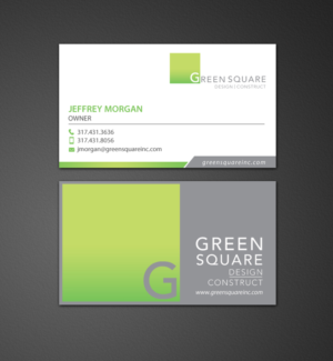 Visitenkarten-Design von chandrayaan.creative für Green Square Design Construct Inc. | Design: #9467113