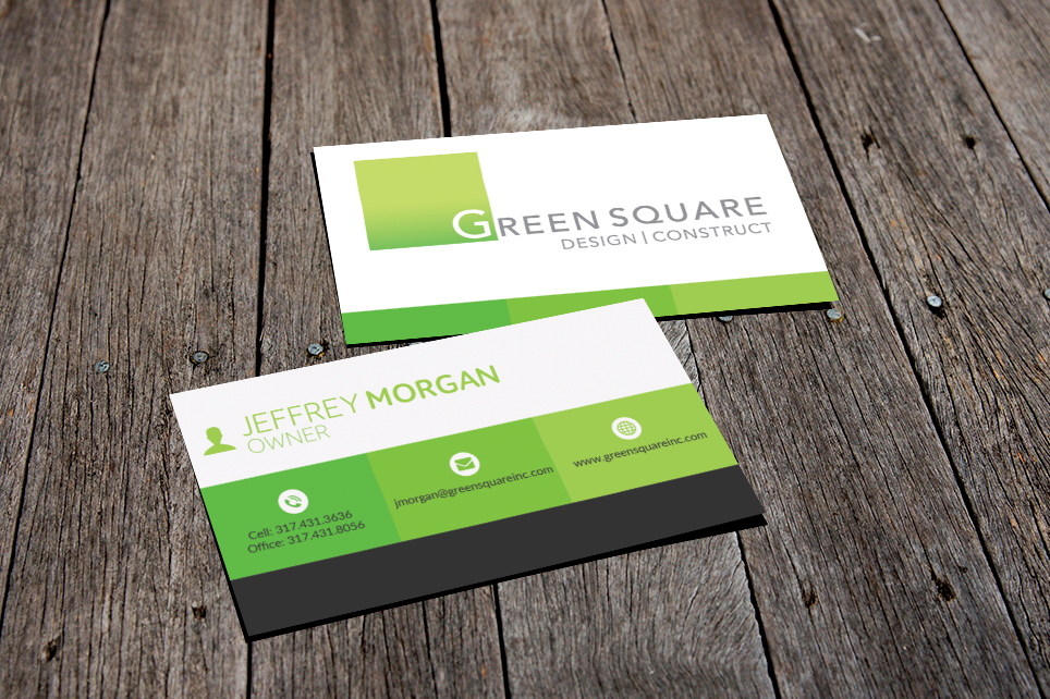 Visitenkarten-Design von isabel.paoli für Green Square Design Construct Inc. | Design #9444009