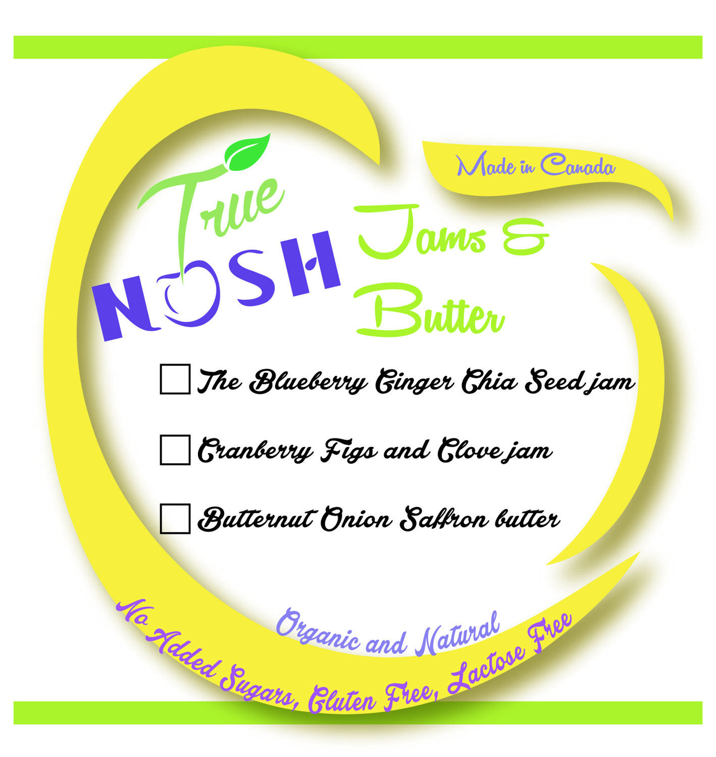 Label Design by AegisDesigns for The True Nosh Company Ltd.  | Design #9587017