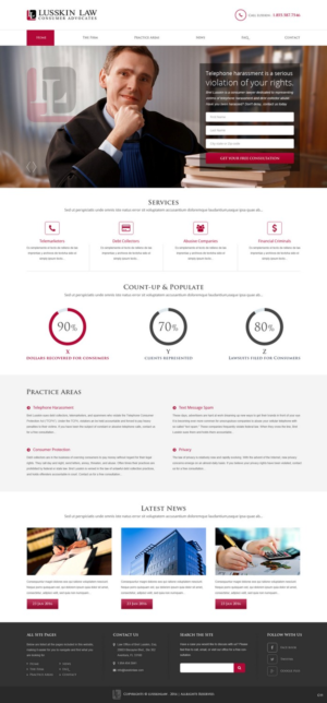 Web Design by pb for Bret Lusskin PA | Design: #9438283