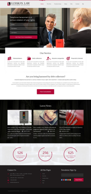 Web Design by pb for Bret Lusskin PA | Design: #9438284
