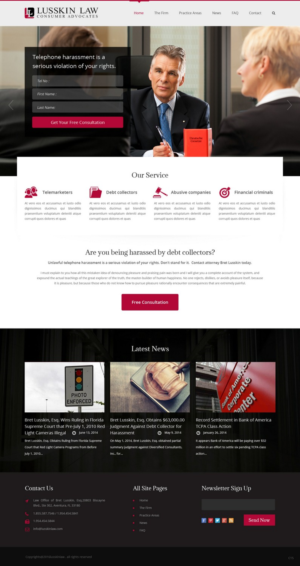 Web Design by pb for Bret Lusskin PA | Design: #9438285