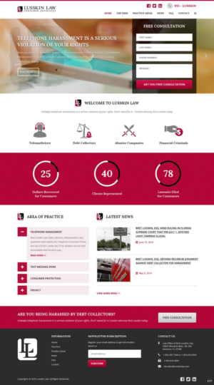 Web Design by pb for Bret Lusskin PA | Design: #9438286