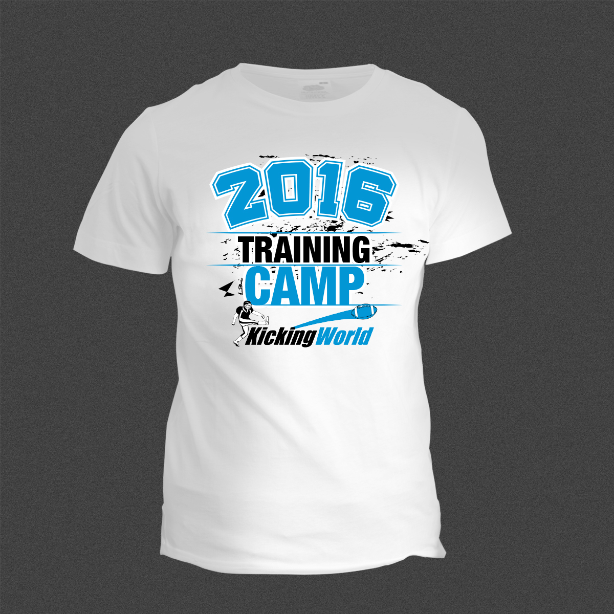 T-shirt Design by fontasdesign for Kicking World, LLC | Design #9460241