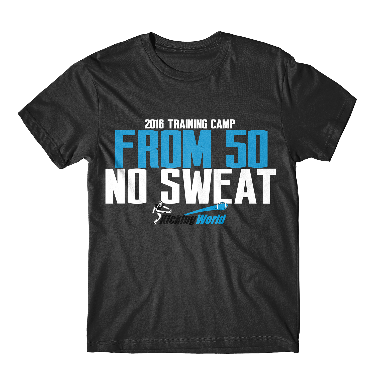 T-shirt Design by mike.purtell for Kicking World, LLC | Design #9455163